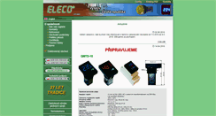 Desktop Screenshot of eleco.cz